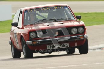 © Octane Photographic Ltd. HSCC Donington Park 17th March 2012. 70’s Road Sports Championship. Nic Strong - Fiat 128. Digital ref : 0239cb7d3580
