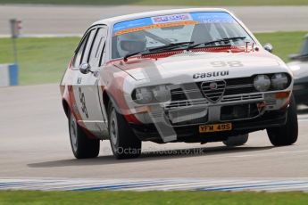 © Octane Photographic Ltd. HSCC Donington Park 17th March 2012. 70’s Road Sports Championship. Bob Trotter - Alfa Romeo 2000 GTV. Digital ref : 0239cb7d3590