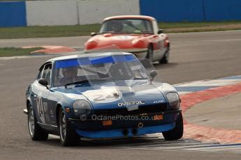 © Octane Photographic Ltd. HSCC Donington Park 17th March 2012. 70’s Road Sports Championship. Charles Barter - Datsun 240Z. Digital ref : 0239lw7d3693