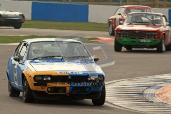 © Octane Photographic Ltd. HSCC Donington Park 17th March 2012. 70’s Road Sports Championship. Will Morton - Alfa Romeo 2000 GTV. Digital ref : 0239lw7d3725