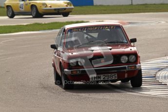 © Octane Photographic Ltd. HSCC Donington Park 17th March 2012. 70’s Road Sports Championship. Nic Strong - Fiat 128. Digital ref : 0239lw7d3878