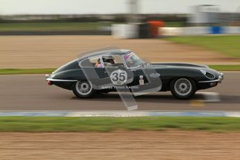 © Octane Photographic Ltd. HSCC Donington Park 17th March 2012. 70’s Road Sports Championship. Robert Gate - Jaguar E Type. Digital ref : 0239lw7d3934
