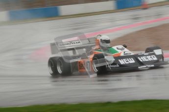© Octane Photographic Ltd. HSCC Donington Park 18th May 2012. Classic Formula 3 Championship including Tony Brise Derek Bell Trophies Race. Jeremy Smith - F1 March 2-4-0. Digital ref : 0248cb1d8432