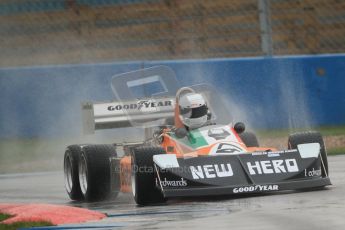 © Octane Photographic Ltd. HSCC Donington Park 18th May 2012. Classic Formula 3 Championship including Tony Brise Derek Bell Trophies Race. Jeremy Smith - F1 March 2-4-0. Digital ref : 0248cb7d5826