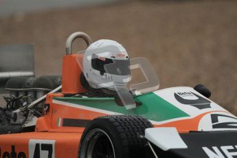 © Octane Photographic Ltd. HSCC Donington Park 18th May 2012. Classic Formula 3 Championship including Tony Brise Derek Bell Trophies Race. Jeremy Smith - F1 March 2-4-0. Digital ref : 0248cb7d5899