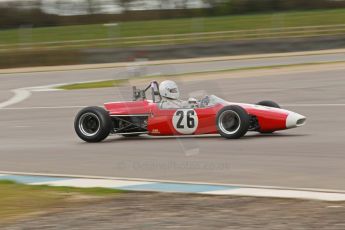 © Octane Photographic Ltd. HSCC Donington Park 17th March 2012. Classic Racing Cars. Steve Seaman - Brabham BT21. Digital ref : 0244cb1d7769
