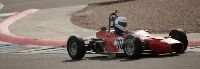 © Octane Photographic Ltd. HSCC Donington Park 17th March 2012. Classic Racing Cars. Jonathan Baines - Merlyn Mk20. Digital ref : 0244cb1d7845