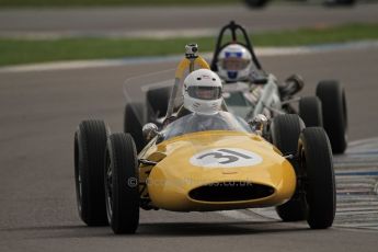 © Octane Photographic Ltd. HSCC Donington Park 17th March 2012. Classic Racing Cars. Brian Ashby - Emeryson Formula 1. Digital ref : 0244cb7d4887