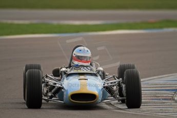 © Octane Photographic Ltd. HSCC Donington Park 17th March 2012. Classic Racing Cars. ￼Peter Hamilton - Tecno. Digital ref : 0244cb7d5028