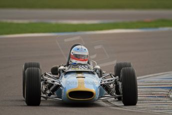 © Octane Photographic Ltd. HSCC Donington Park 17th March 2012. Classic Racing Cars. Peter Hamilton - Tecno. Digital ref : 0244cb7d5028