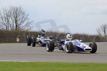 © Octane Photographic Ltd. HSCC Donington Park 17th March 2012. Classic Racing Cars. Mike Freeman - Brabham BT14. Digital ref : 0244lw7d7366