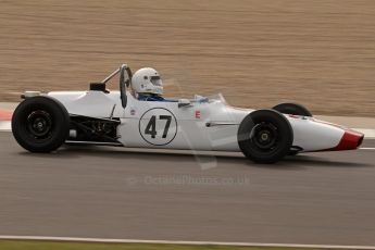 © Octane Photographic Ltd. HSCC Donington Park 17th March 2012. Classic Racing Cars. John Moulds - Crossle 20F. Digital ref : 0244lw7d7518