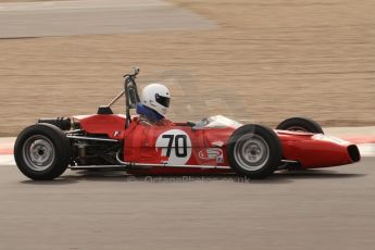 © Octane Photographic Ltd. HSCC Donington Park 17th March 2012. Classic Racing Cars. Jonathan Baines - Merlyn Mk20. Digital ref : 0244lw7d7532