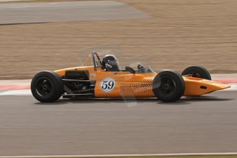 © Octane Photographic Ltd. HSCC Donington Park 17th March 2012. Classic Racing Cars. Ian Jones - Lotus 59. Digital ref : 0244lw7d7552