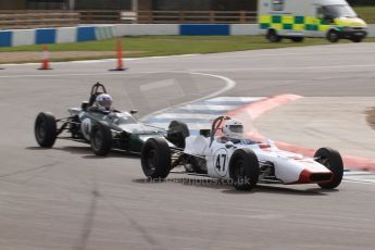© Octane Photographic Ltd. HSCC Donington Park 17th March 2012. Classic Racing Cars. John Moulds - Crossle 20F. Digital ref : 0244lw7d7598