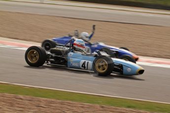 © Octane Photographic Ltd. HSCC Donington Park 17th March 2012. Classic Racing Cars. Peter Hamilton - Tecno. Digital ref : 0244lw7d7603