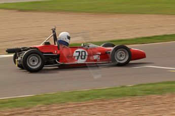 © Octane Photographic Ltd. HSCC Donington Park 17th March 2012. Classic Racing Cars. Jonathan Baines - Merlyn Mk20. Digital ref : 0244lw7d7620