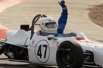 © Octane Photographic Ltd. HSCC Donington Park 17th March 2012. Classic Racing Cars. John Moulds - Crossle 20F. Digital ref : 0244lw7d7831