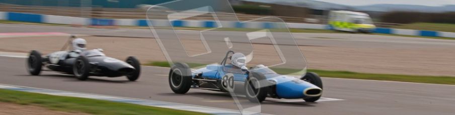 © Octane Photographic Ltd. HSCC Donington Park 17th March 2012. Historic Formula Junior Championship (Rear engine).. Nicholas Fennell - Lotus 27. Digital ref : 0243cb1d7434