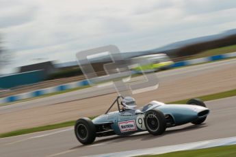 © Octane Photographic Ltd. HSCC Donington Park 17th March 2012. Historic Formula Junior Championship (Rear engine).. Jonathon Hughes - Brabham BT6. Digital ref : 0243cb1d7447