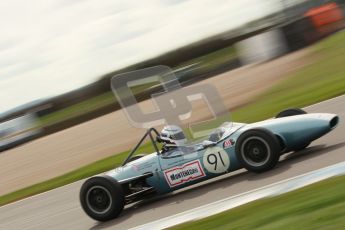 © Octane Photographic Ltd. HSCC Donington Park 17th March 2012. Historic Formula Junior Championship (Rear engine).. Jonathon Hughes - Brabham BT6. Digital ref : 0243cb1d7449