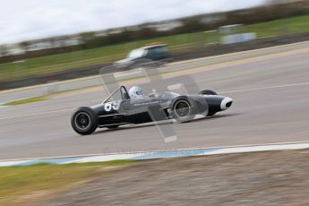 © Octane Photographic Ltd. HSCC Donington Park 17th March 2012. Historic Formula Junior Championship (Rear engine).. Andrew Turvey - Lola Mk5A. Digital ref : 0243cb1d7480