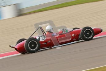 © Octane Photographic Ltd. HSCC Donington Park 17th March 2012. Historic Formula Junior Championship (Rear engine).. Andrew Hibberd - Lotus 22. Digital ref : 0243cb1d7540
