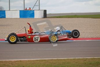 © Octane Photographic Ltd. HSCC Donington Park 17th March 2012. Historic Formula Junior Championship (Rear engine).. John Sykes - Merlyn Mk5/7. Digital ref : 0243cb1d7663