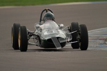 © Octane Photographic Ltd. HSCC Donington Park 17th March 2012. Historic Formula Junior Championship (Rear engine).. Michael Hibberd - Lotus 22. Digital ref : 0243cb7d4524