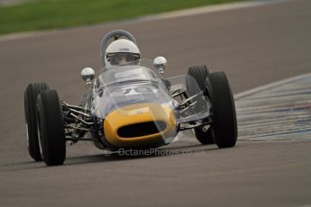 © Octane Photographic Ltd. HSCC Donington Park 17th March 2012. Historic Formula Junior Championship (Rear engine).. David Methley - Brabham BT6. Digital ref : 0243cb7d4529