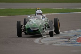 © Octane Photographic Ltd. HSCC Donington Park 17th March 2012. Historic Formula Junior Championship (Rear engine).. Robert Barrie - Lotus 18. Digital ref : 0243cb7d4544