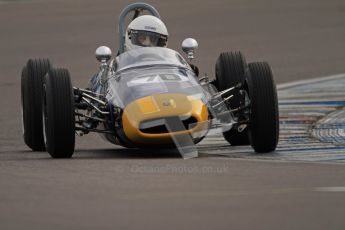 © Octane Photographic Ltd. HSCC Donington Park 17th March 2012. Historic Formula Junior Championship (Rear engine).. David Methley - Brabham BT6. Digital ref : 0243cb7d4592