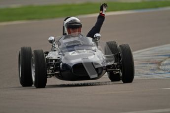 © Octane Photographic Ltd. HSCC Donington Park 17th March 2012. Historic Formula Junior Championship (Rear engine).. Andrew Robertson - Crossle 4F. Digital ref : 0243cb7d4645
