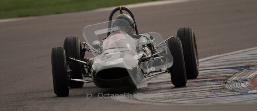 © Octane Photographic Ltd. HSCC Donington Park 17th March 2012. Historic Formula Junior Championship (Rear engine).. Michael Hibberd - Lotus 27 Digital ref : 0243cb7d4656