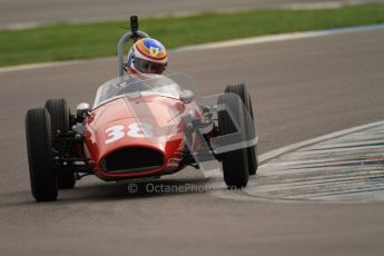 © Octane Photographic Ltd. HSCC Donington Park 17th March 2012. Historic Formula Junior Championship (Rear engine).. Pierre Guichard - Faccioli. Digital ref : 0243cb7d4663