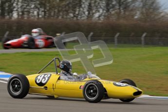 © Octane Photographic Ltd. HSCC Donington Park 17th March 2012. Historic Formula Junior Championship (Rear engine).. Rudolf Ernst - Lotus 22. Digital ref : 0243lw7d6422