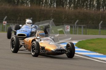 © Octane Photographic Ltd. HSCC Donington Park 17th March 2012. Historic Formula Junior Championship (Rear engine).. Digital ref : 0243lw7d6451