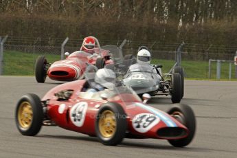 © Octane Photographic Ltd. HSCC Donington Park 17th March 2012. Historic Formula Junior Championship (Rear engine).. Digital ref : 0243lw7d6464