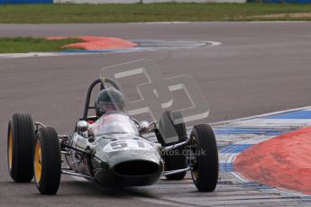 © Octane Photographic Ltd. HSCC Donington Park 17th March 2012. Historic Formula Junior Championship (Rear engine).. Michael Hibberd - Lotus 22. Digital ref : 0243lw7d6524
