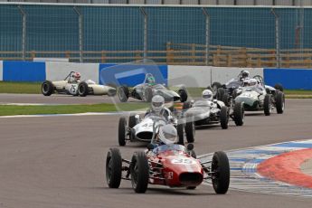 © Octane Photographic Ltd. HSCC Donington Park 17th March 2012. Historic Formula Junior Championship (Rear engine).. Charles Cook - Envoy. Digital ref : 0243lw7d6571