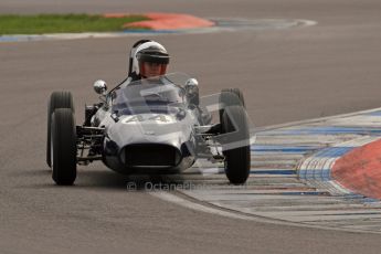 © Octane Photographic Ltd. HSCC Donington Park 17th March 2012. Historic Formula Junior Championship (Rear engine).. Andrew Robertson - Crossle 4F. Digital ref : 0243lw7d6674