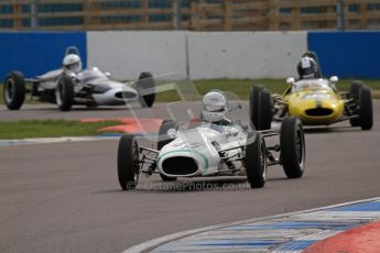 © Octane Photographic Ltd. HSCC Donington Park 17th March 2012. Historic Formula Junior Championship (Rear engine).. Peter Mullen - Kieft. Digital ref : 0243lw7d6695