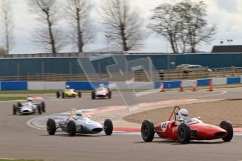 © Octane Photographic Ltd. HSCC Donington Park 17th March 2012. Historic Formula Junior Championship (Rear engine).. Lance Whitehead - Lotus 20. Digital ref : 0243lw7d6825