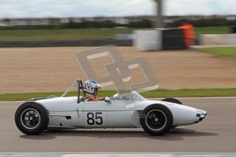 © Octane Photographic Ltd. HSCC Donington Park 17th March 2012. Historic Formula Junior Championship (Rear engine).. John Chisholm - Gemini Mk 3A. Digital ref : 0243lw7d6849