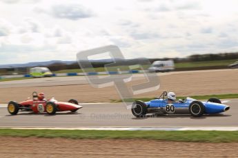 © Octane Photographic Ltd. HSCC Donington Park 17th March 2012. Historic Formula Junior Championship (Rear engine).. Nicholas Fennell - Lotus 27. Digital ref : 0243lw7d6866