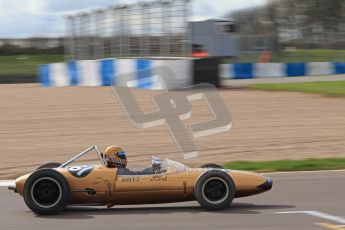 © Octane Photographic Ltd. HSCC Donington Park 17th March 2012. Historic Formula Junior Championship (Rear engine).. Simon Diffey - Lotus 20. Digital ref : 0243lw7d7008