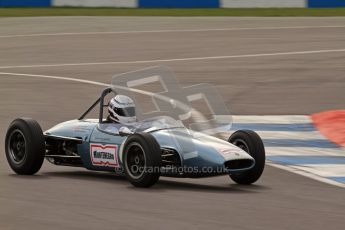 © Octane Photographic Ltd. HSCC Donington Park 17th March 2012. Historic Formula Junior Championship (Rear engine).. Jonathon Hughes - Brabham BT6. Digital ref : 0243lw7d7022