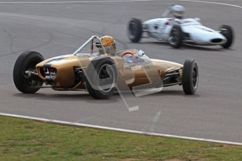 © Octane Photographic Ltd. HSCC Donington Park 17th March 2012. Historic Formula Junior Championship (Rear engine).. Simon Diffey - Lotus 20. Digital ref : 0243lw7d7179