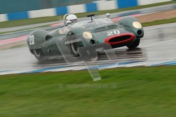 © Octane Photographic Ltd. HSCC Donington Park 18th May 2012. Guards Trophy for Sport Racing Cars. Michael O'Shea - Copper Maserati. Digital ref : 0247cb1d8203
