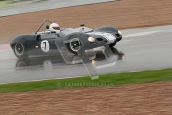 © Octane Photographic Ltd. HSCC Donington Park 18th May 2012. Guards Trophy for Sport Racing Cars. Nick Thompson & Sean McClurg - Elva Mk7S. Digital ref : 0247cb1d8227